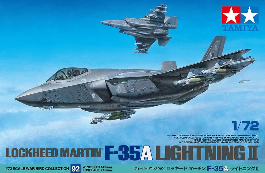 Tamiya 1/72 F-35A Lightning II 60792